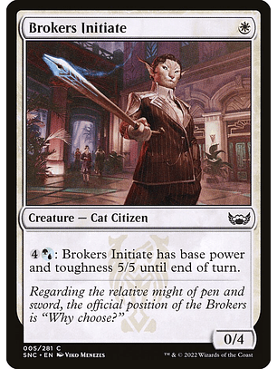 Brokers Initiate (foil) | Inglés | NM | SNC