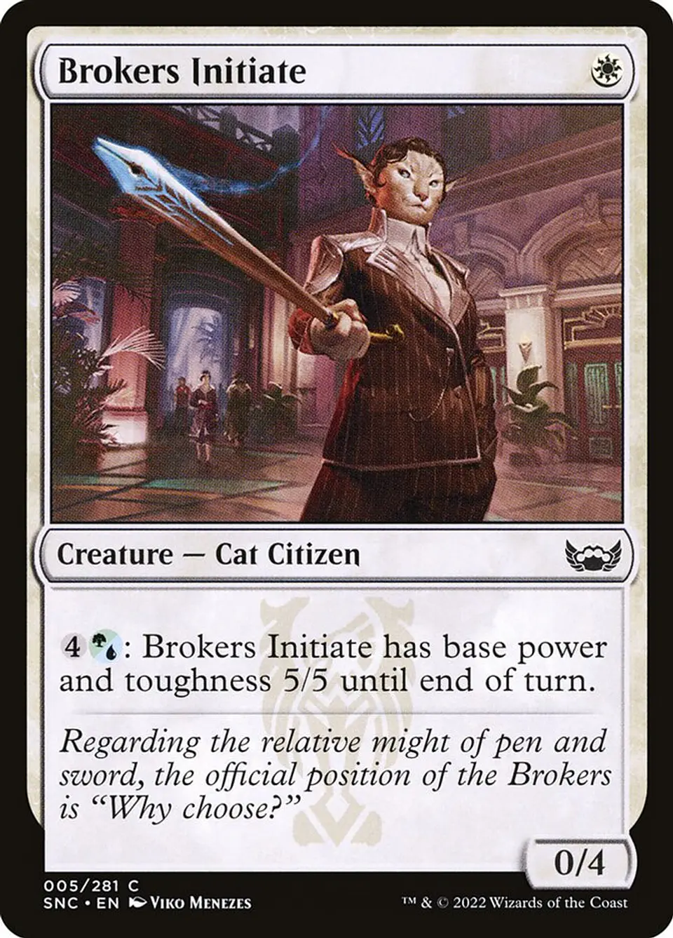 Brokers Initiate (foil) | Inglés | NM | SNC 1