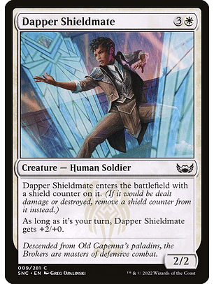 Dapper Shieldmate (foil) | Inglés | NM | SNC