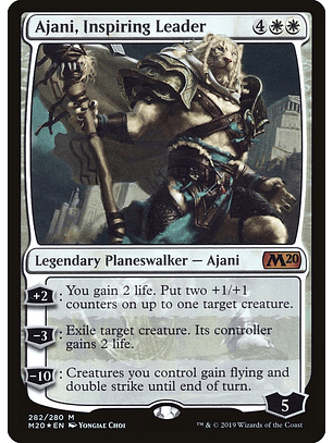 Ajani, Inspiring Leader (foil) | Inglés | NM | M20