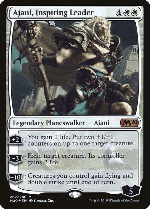 Ajani, Inspiring Leader (foil) | Inglés | NM | M20