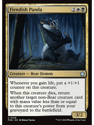 Fiendish Panda | Inglés | EX | FDN
