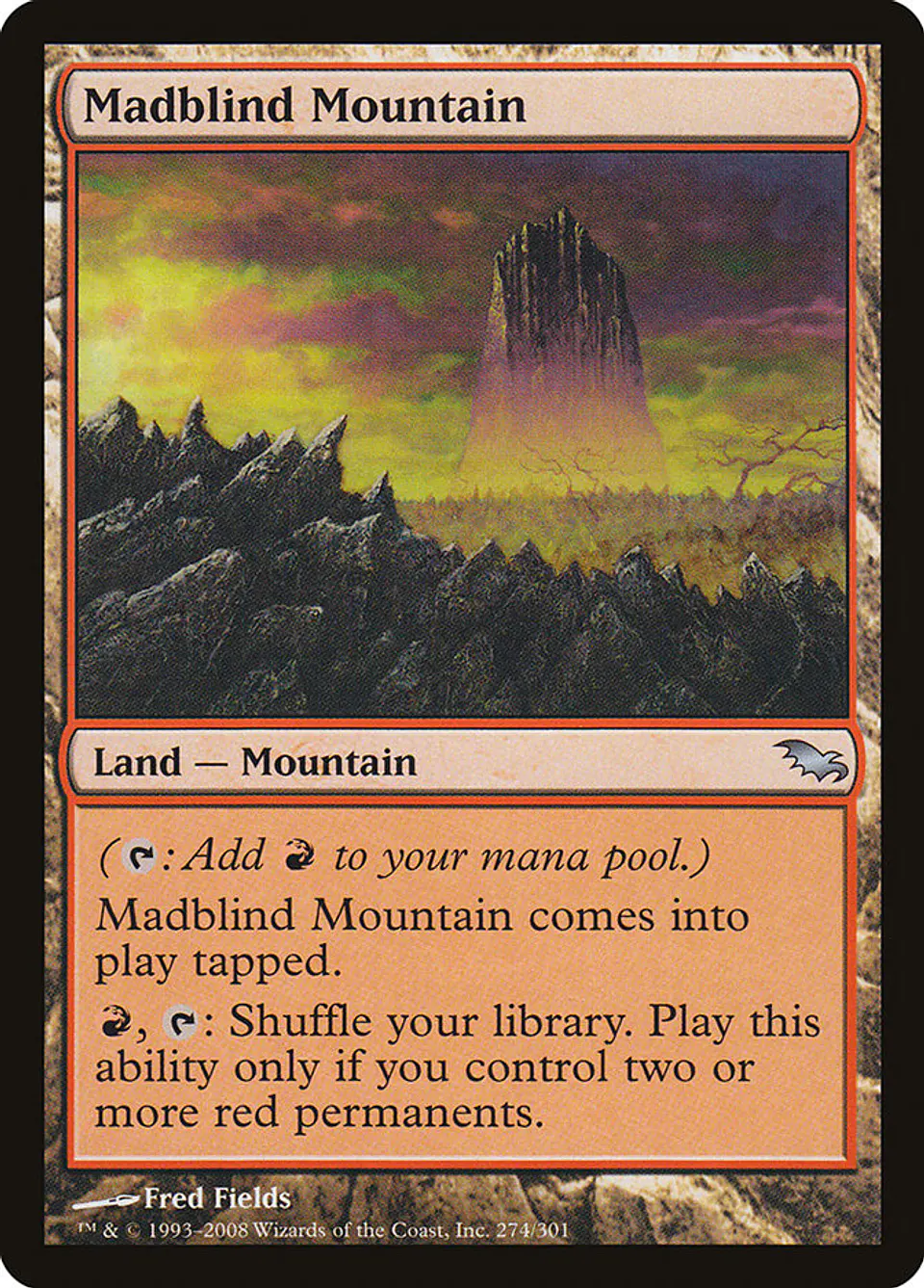Madblind Mountain | Inglés | EX | SHM 1