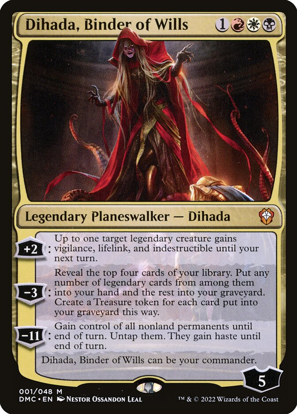Dihada, Binder of Wills | Español | NM | DMC 1