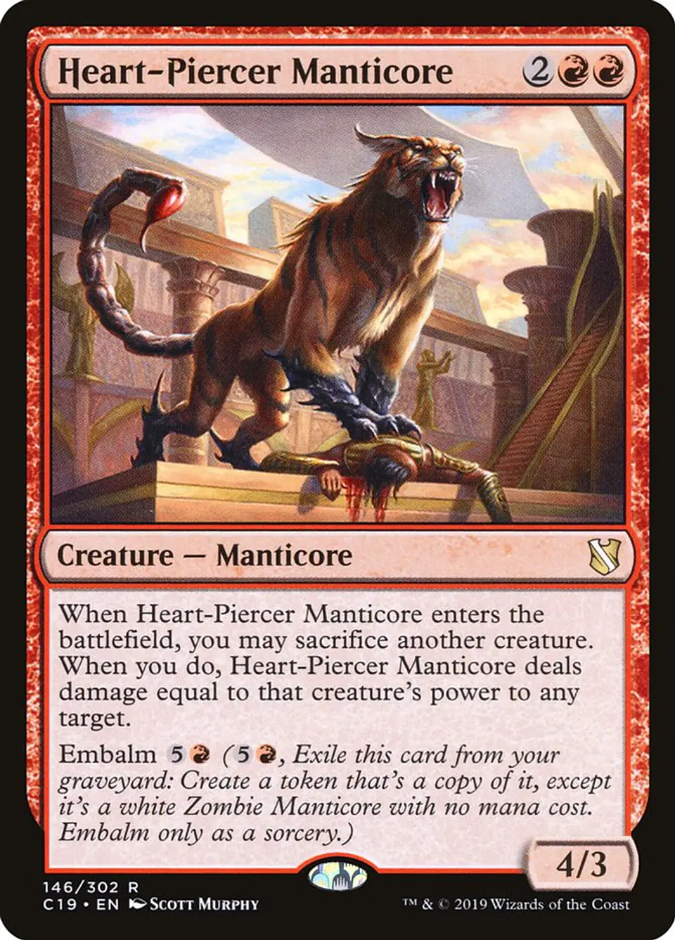 Heart-Piercer Manticore | Español | EX | C19 1