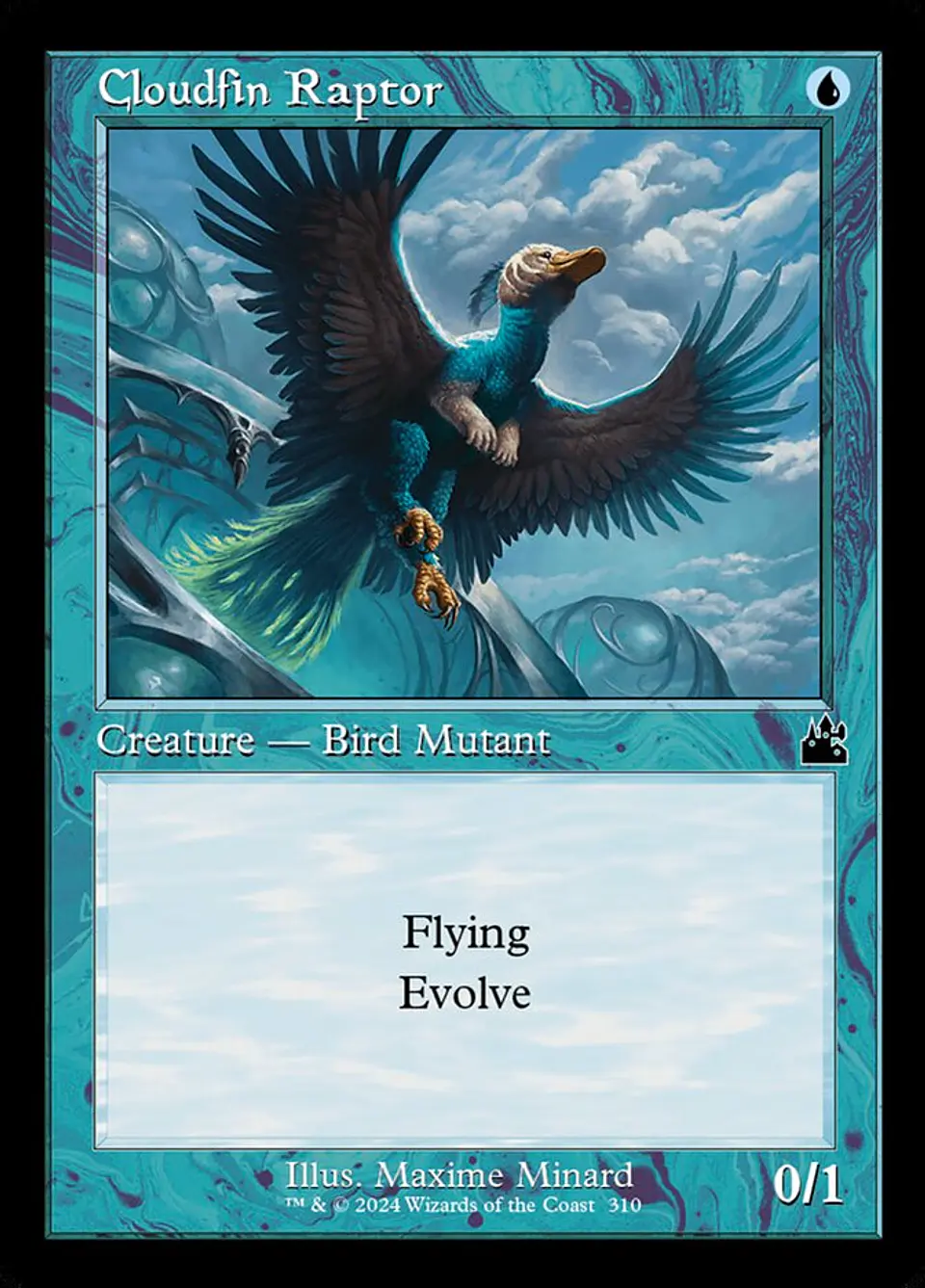Cloudfin Raptor (Retro Frame) | Inglés | NM | RVR 1
