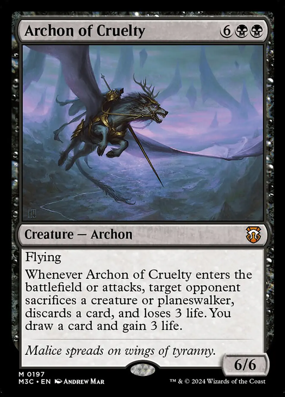 Archon of Cruelty | Inglés | NM | M3C 1