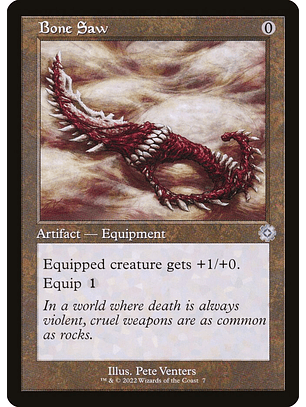 Bone Saw (Retro Frame) | Español | NM | BRR