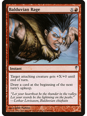 Balduvian Rage (foil) | Inglés | NM | CSP
