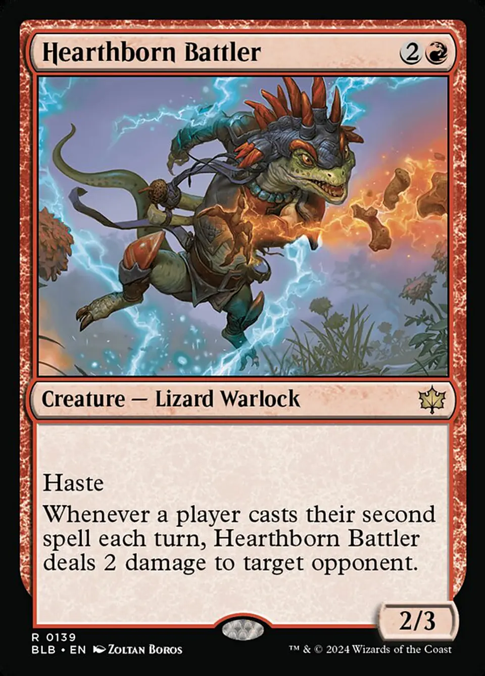 Hearthborn Battler | Inglés | NM | BLB 1