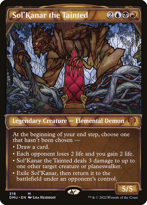 Sol'Kanar the Tainted (Showcase) | Inglés | NM | DMU