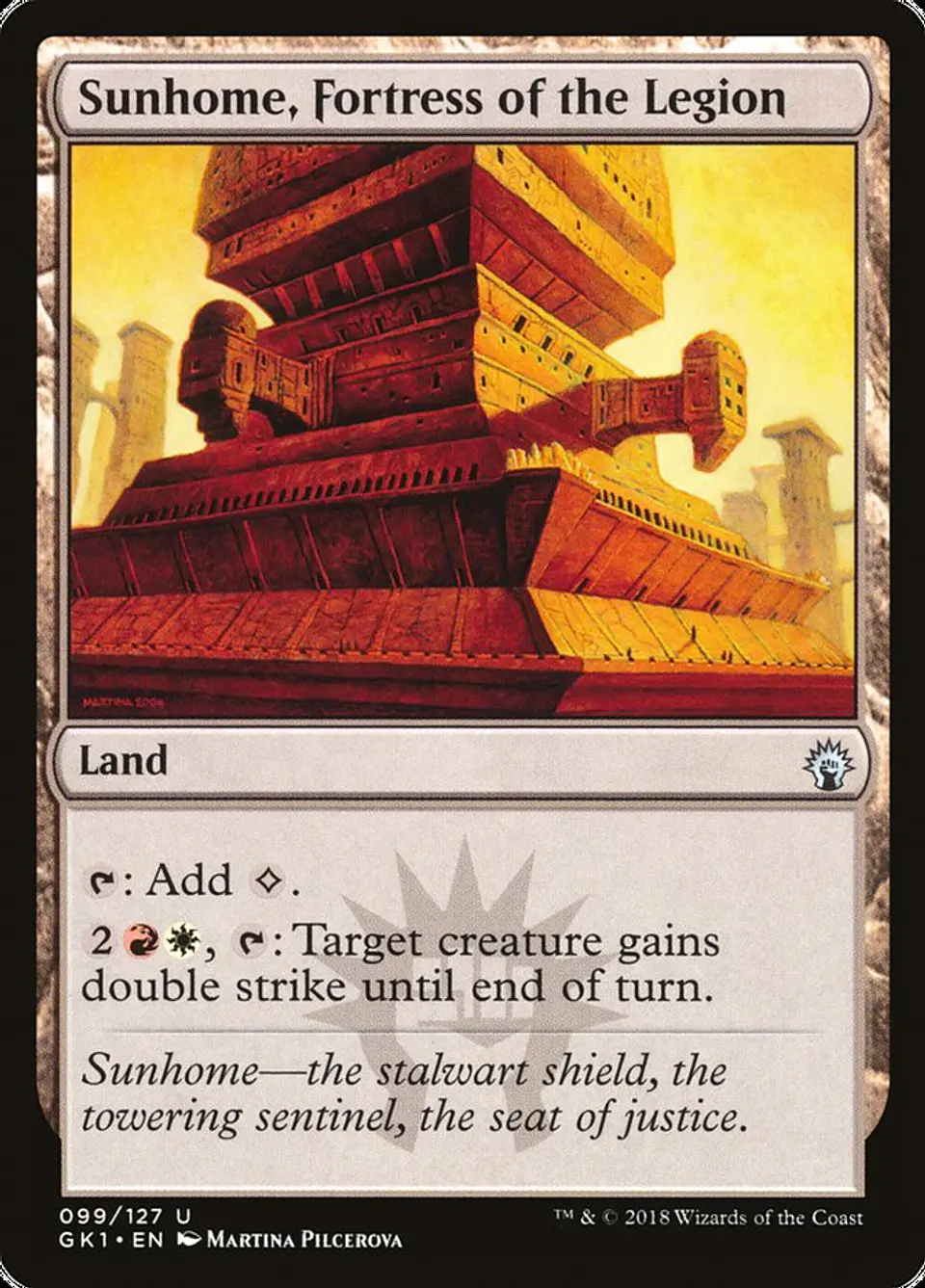 Sunhome, Fortress of the Legion | Inglés | EX | GK1 1