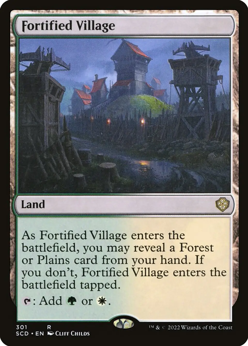 Fortified Village | Inglés | NM | SCD 1