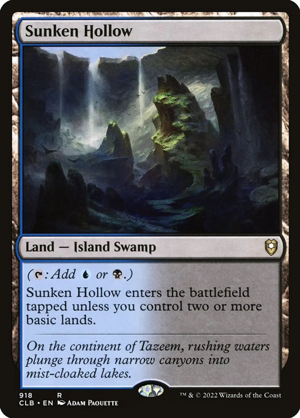 Sunken Hollow | Inglés | NM | CLB 1