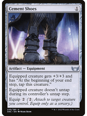 Cement Shoes (foil) | Inglés | NM | SNC