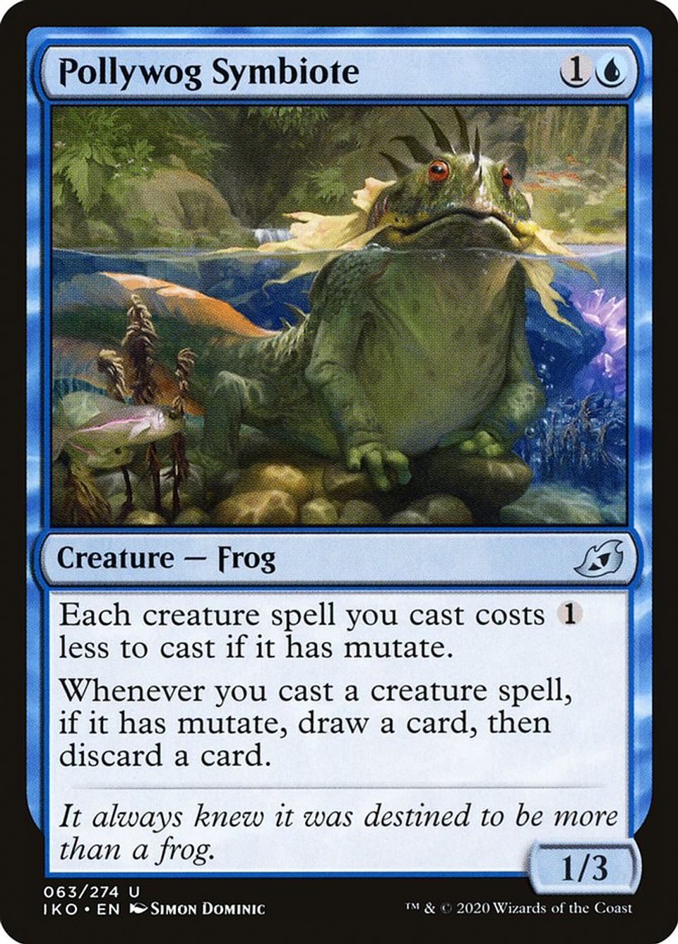 Pollywog Symbiote | Español | EX | IKO 1