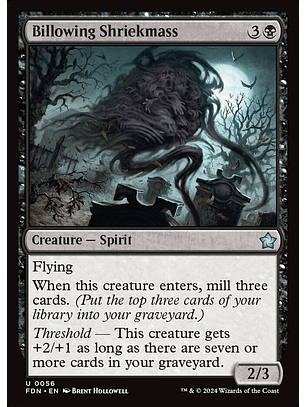 Billowing Shriekmass | Inglés | EX | FDN