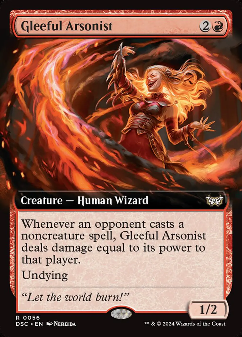 Gleeful Arsonist (Extended Art) | Inglés | NM | DSC 1