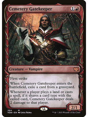 Cemetery Gatekeeper (Showcase foil) | Inglés | NM | VOW