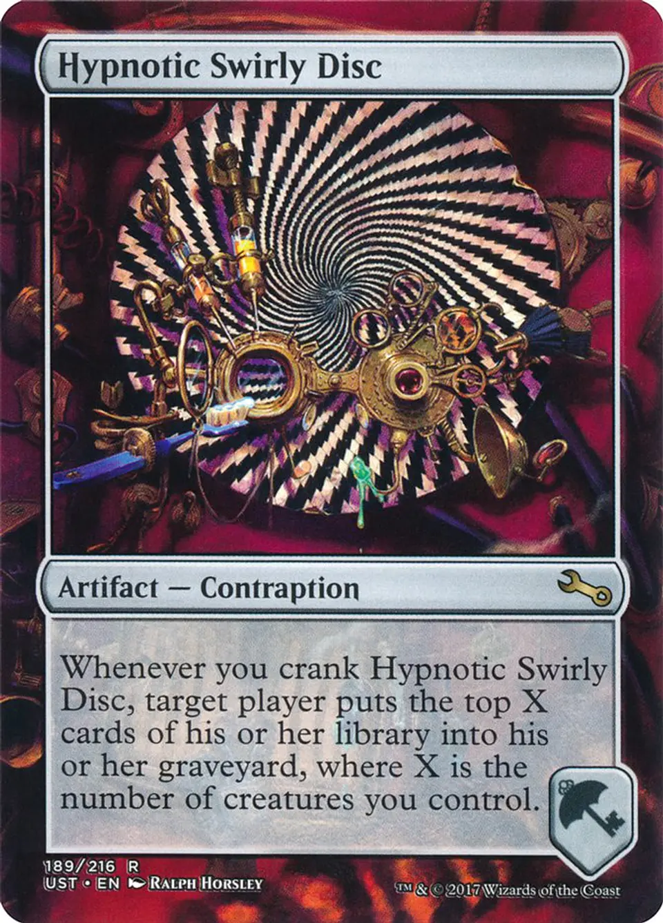 Hypnotic Swirly Disc (Borderless) | Inglés | NM | UST 1