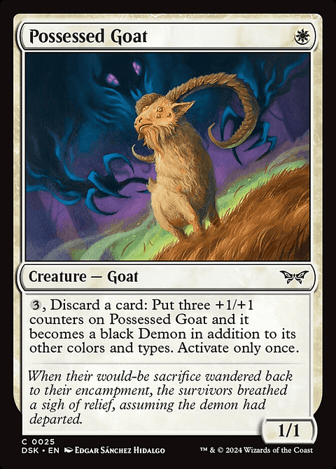 Possessed Goat | Español | NM | DSK