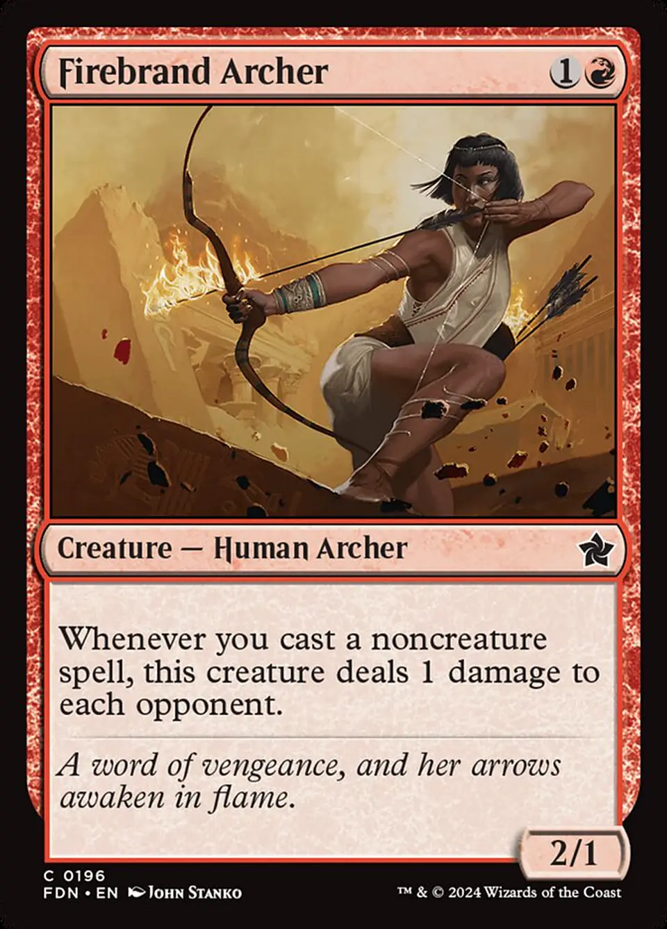 Firebrand Archer | Español | NM | FDN 1