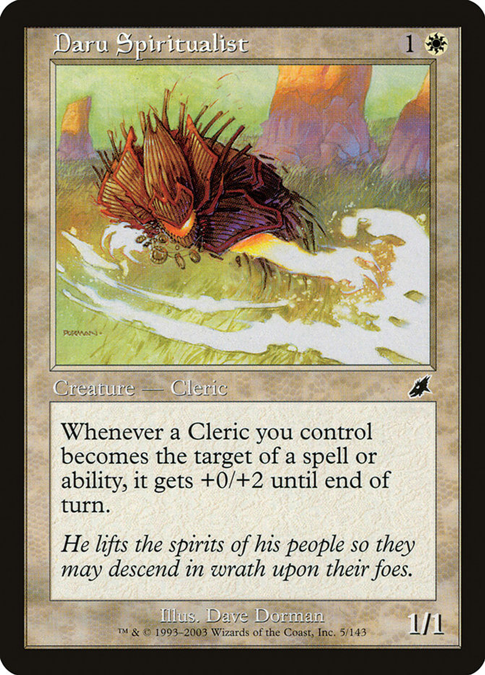 Daru Spiritualist (Retro Frame) | Español | EX | SCG 1
