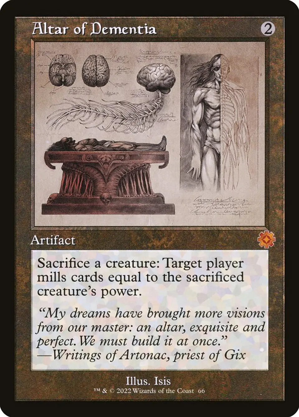 Altar of Dementia (Retro Frame foil) | Inglés | NM | BRR 1