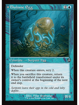 Biolume Egg // Biolume Serpent (Retro Frame) | Inglés | NM | INR