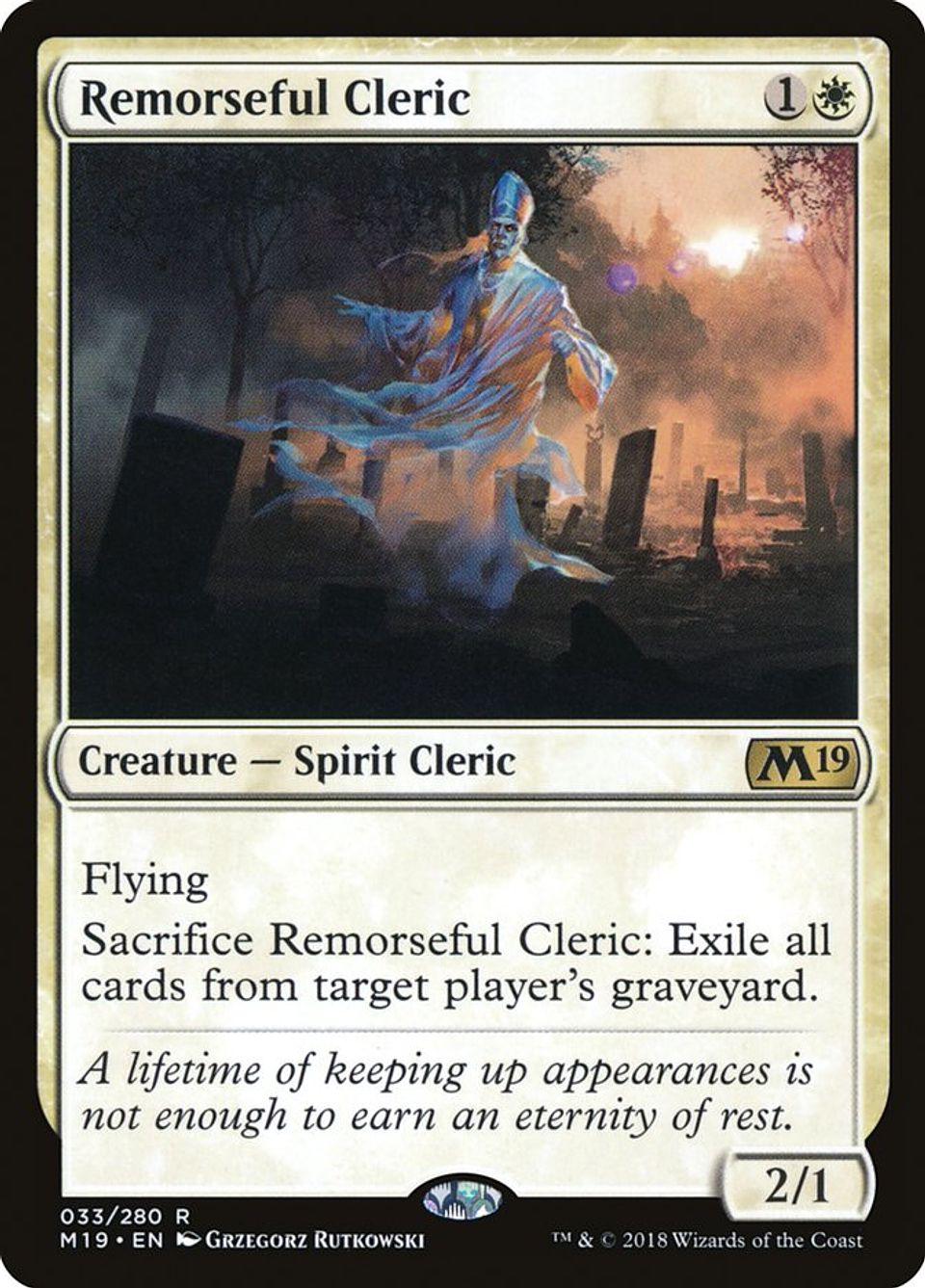 Remorseful Cleric | Inglés | NM | M19 1