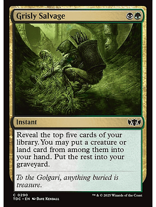 Grisly Salvage | Inglés | NM | TDC