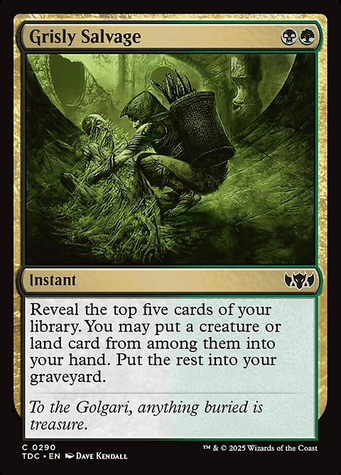 Grisly Salvage | Inglés | NM | TDC