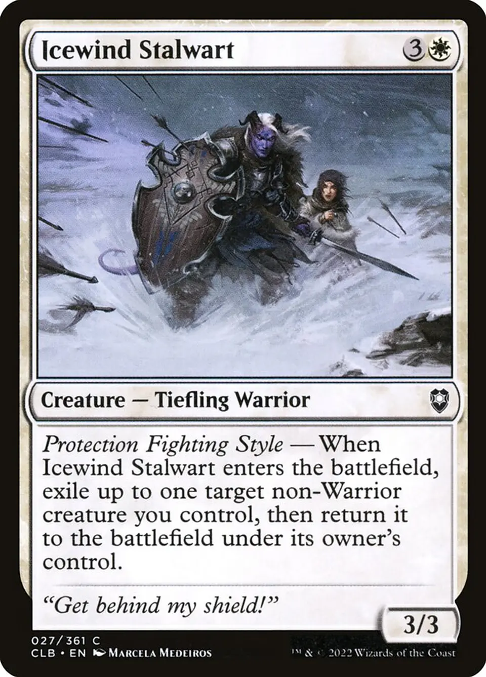 Icewind Stalwart | Español | NM | CLB 1