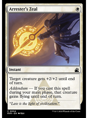 Arrester's Zeal | Inglés | NM | RVR