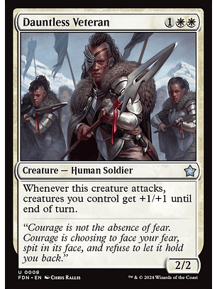 Dauntless Veteran | Español | NM | FDN