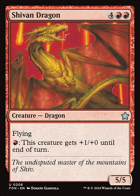 Shivan Dragon | Español | NM | FDN