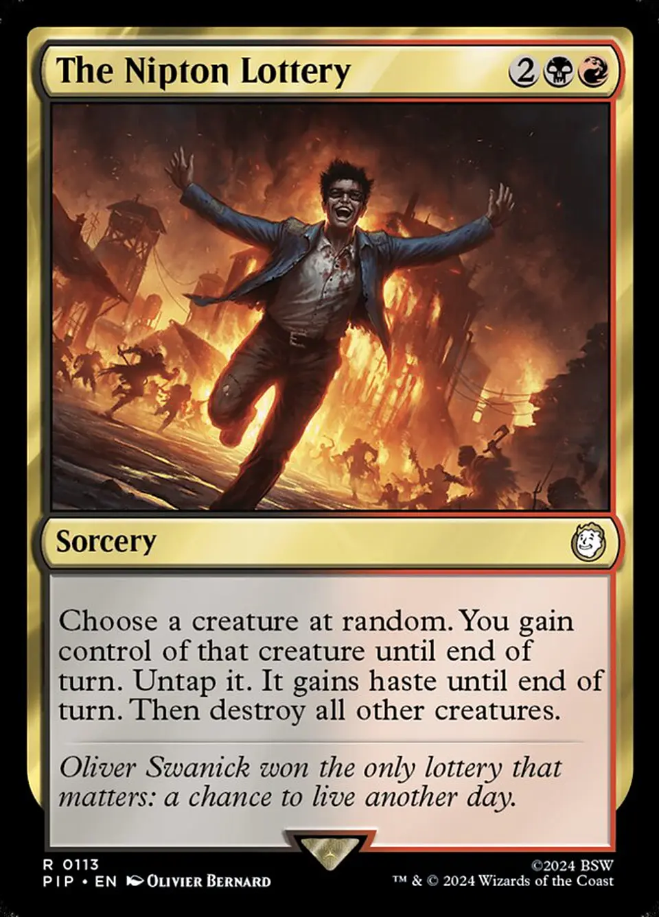 The Nipton Lottery | Inglés | NM | PIP 1