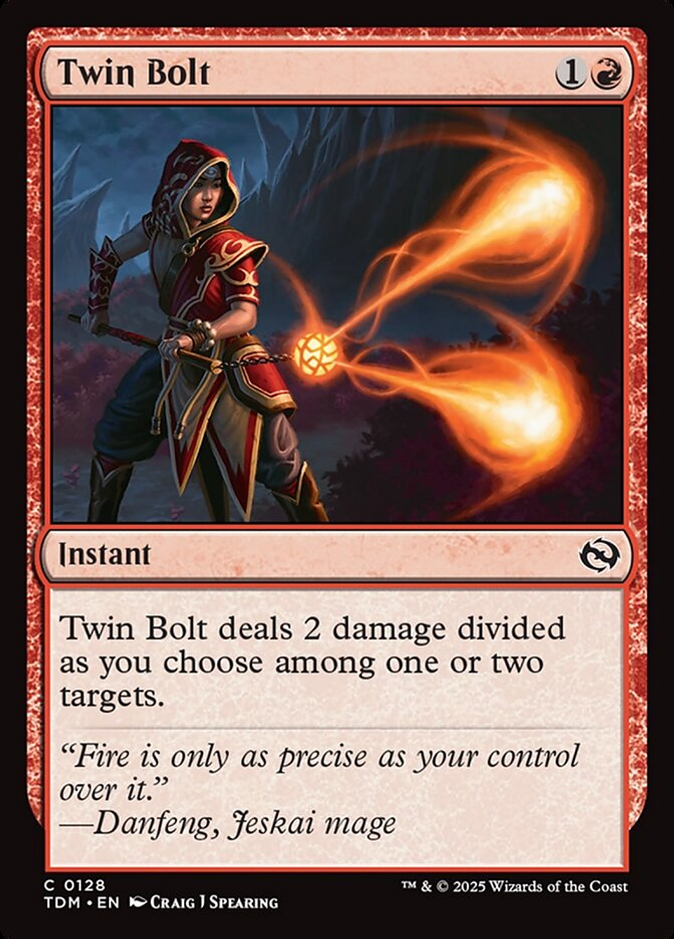 Twin Bolt (foil) | Inglés | NM | TDM 1