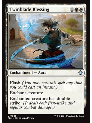 Twinblade Blessing | Español | NM | FDN