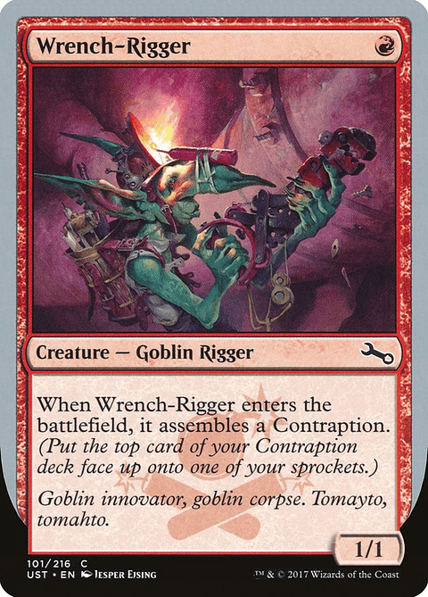 Wrench-Rigger (foil) | Inglés | EX | UST