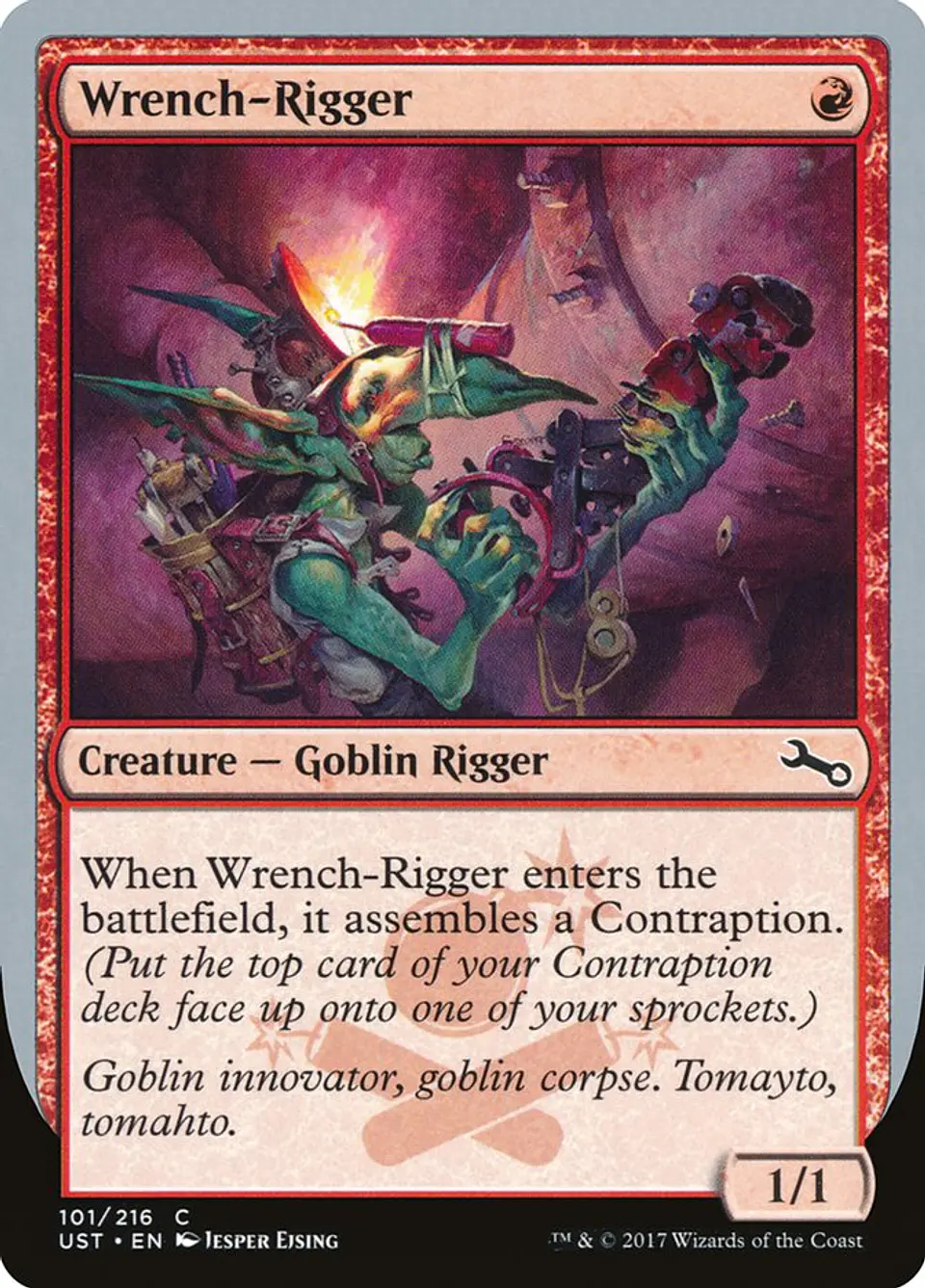 Wrench-Rigger (foil) | Inglés | EX | UST 1
