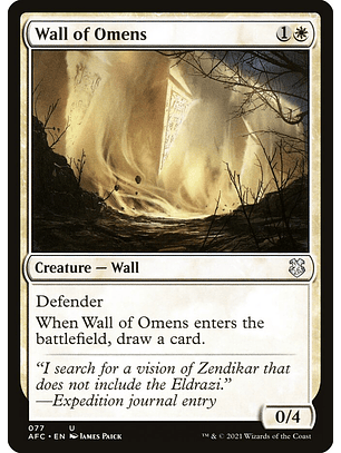 Wall of Omens | Inglés | EX | AFC