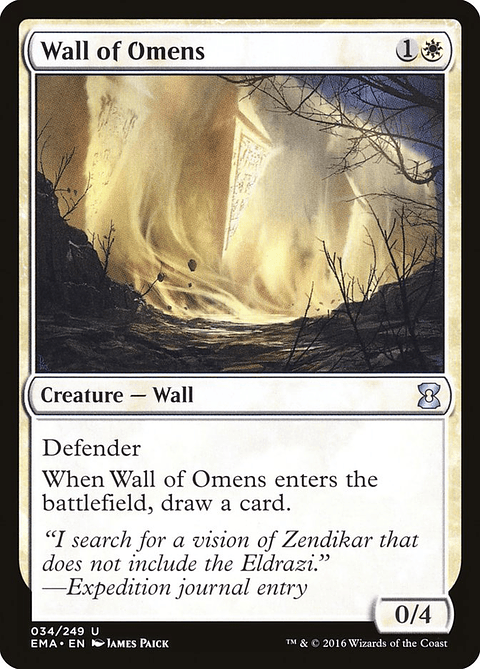 Wall of Omens | Inglés | EX | EMA