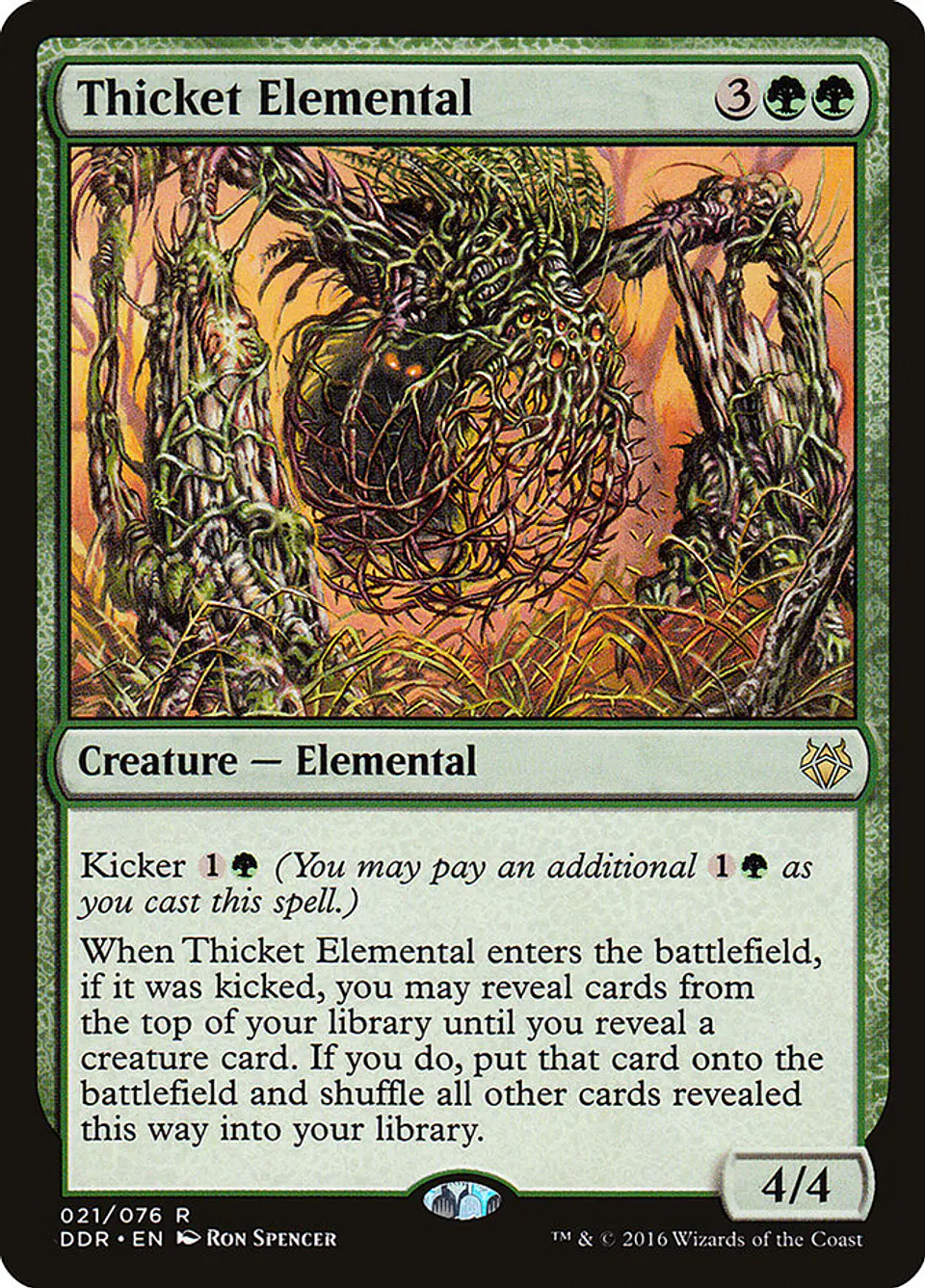 Thicket Elemental | Inglés | NM | DDR 1