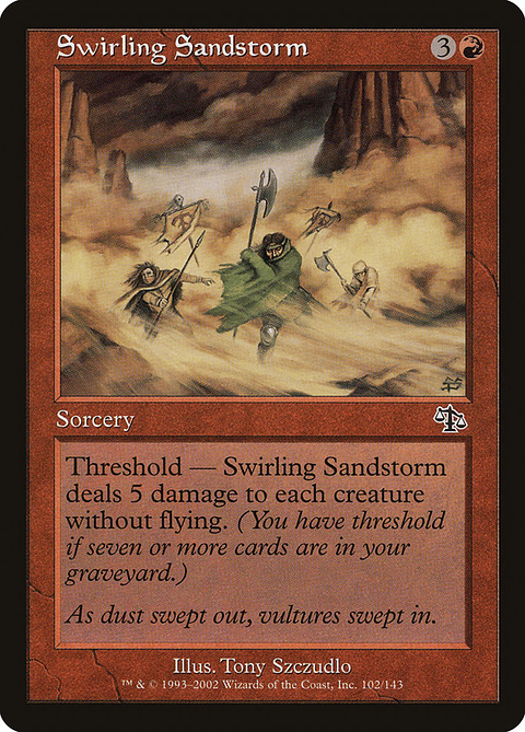 Swirling Sandstorm (Retro Frame) | Inglés | NM | JUD