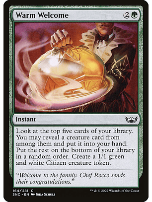 Warm Welcome (foil) | Inglés | NM | SNC
