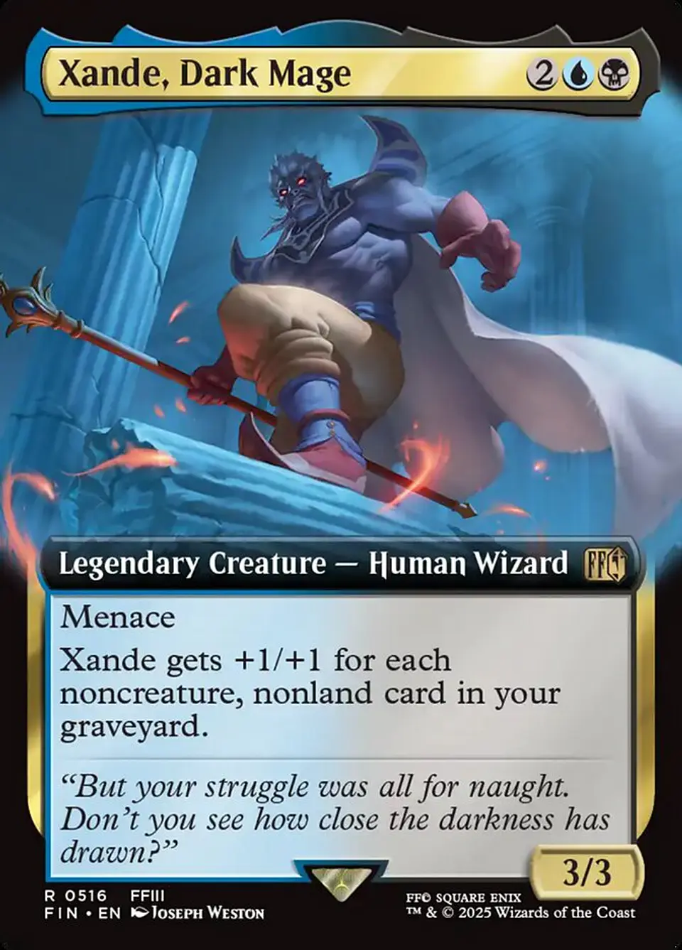 Xande, Dark Mage (Extended Art) | Inglés | NM | FIN 1