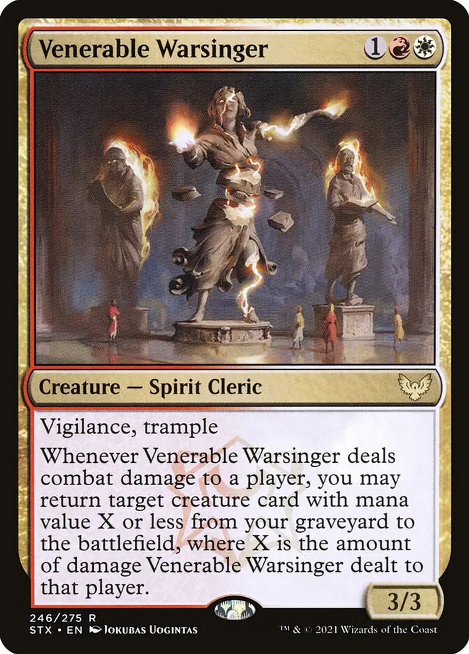 Venerable Warsinger | Inglés | NM | STX 1