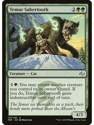 Temur Sabertooth | Inglés | NM | FRF
