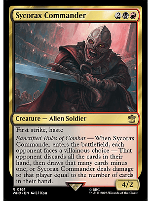 Sycorax Commander | Inglés | NM | WHO